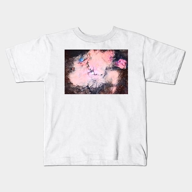 The Shore of Pink Kids T-Shirt by PsyCave